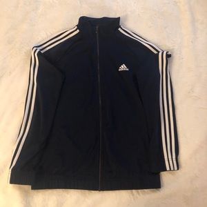 Women’s Navy Adidas Track Sweater